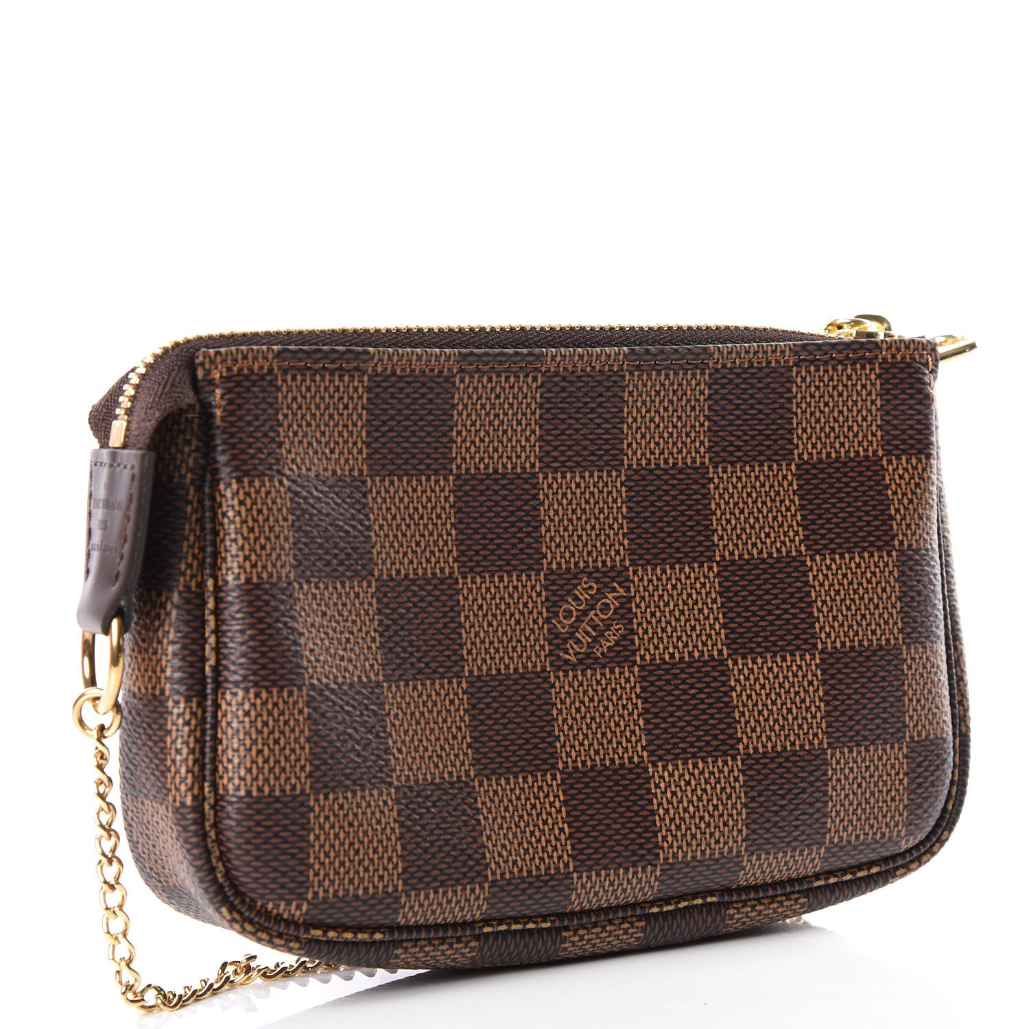 Louis Vuitton Damier Ebene Mini Pochette Accessories 2 of 9