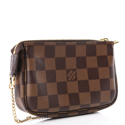 Louis Vuitton Damier Ebene Mini Pochette Accessories 2 of 9