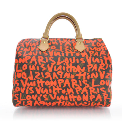 Louis Vuitton Monogram Graffiti Speedy 30 Orange 1 of 9