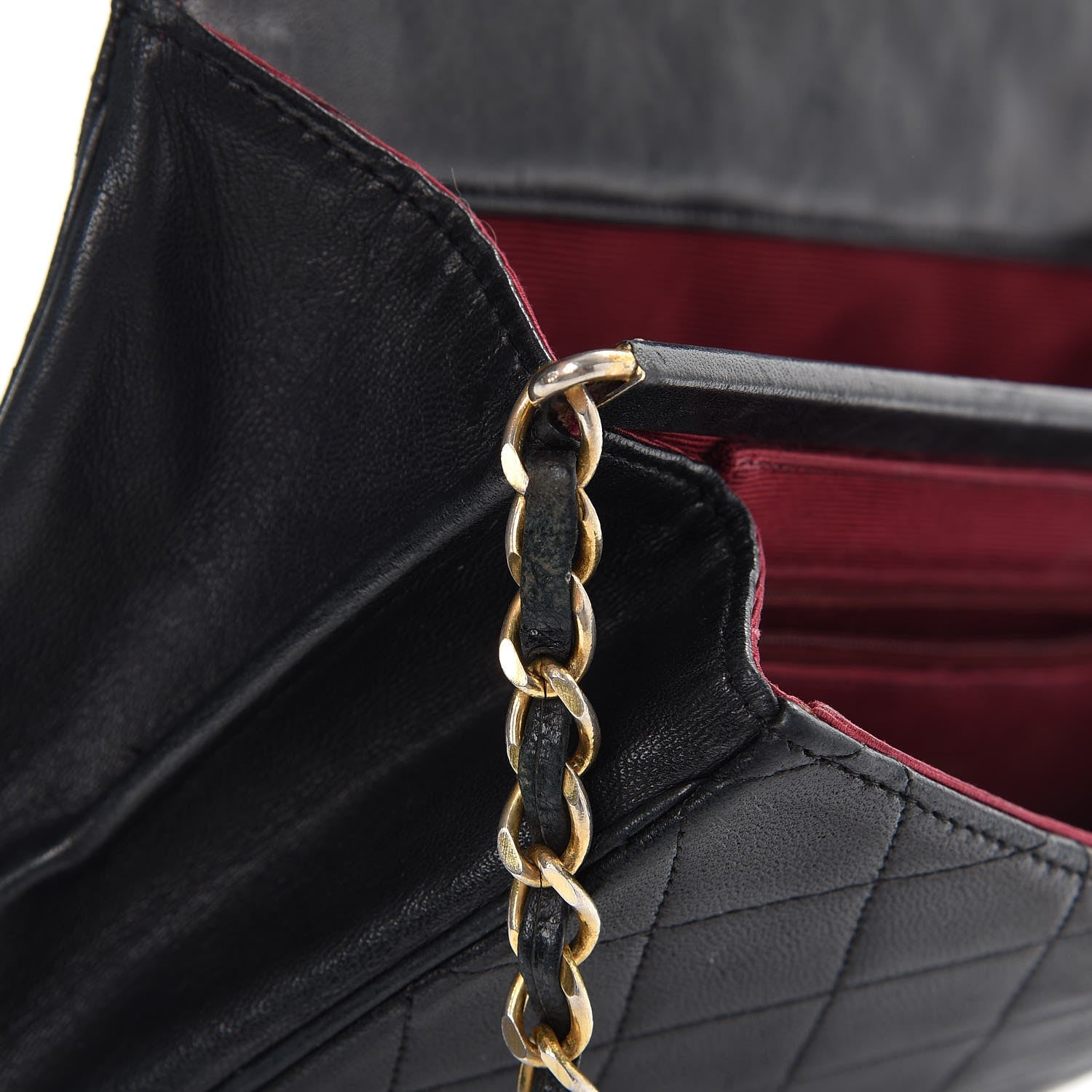 Chanel Lambskin Quilted Small Single Flap Black 10 of 13