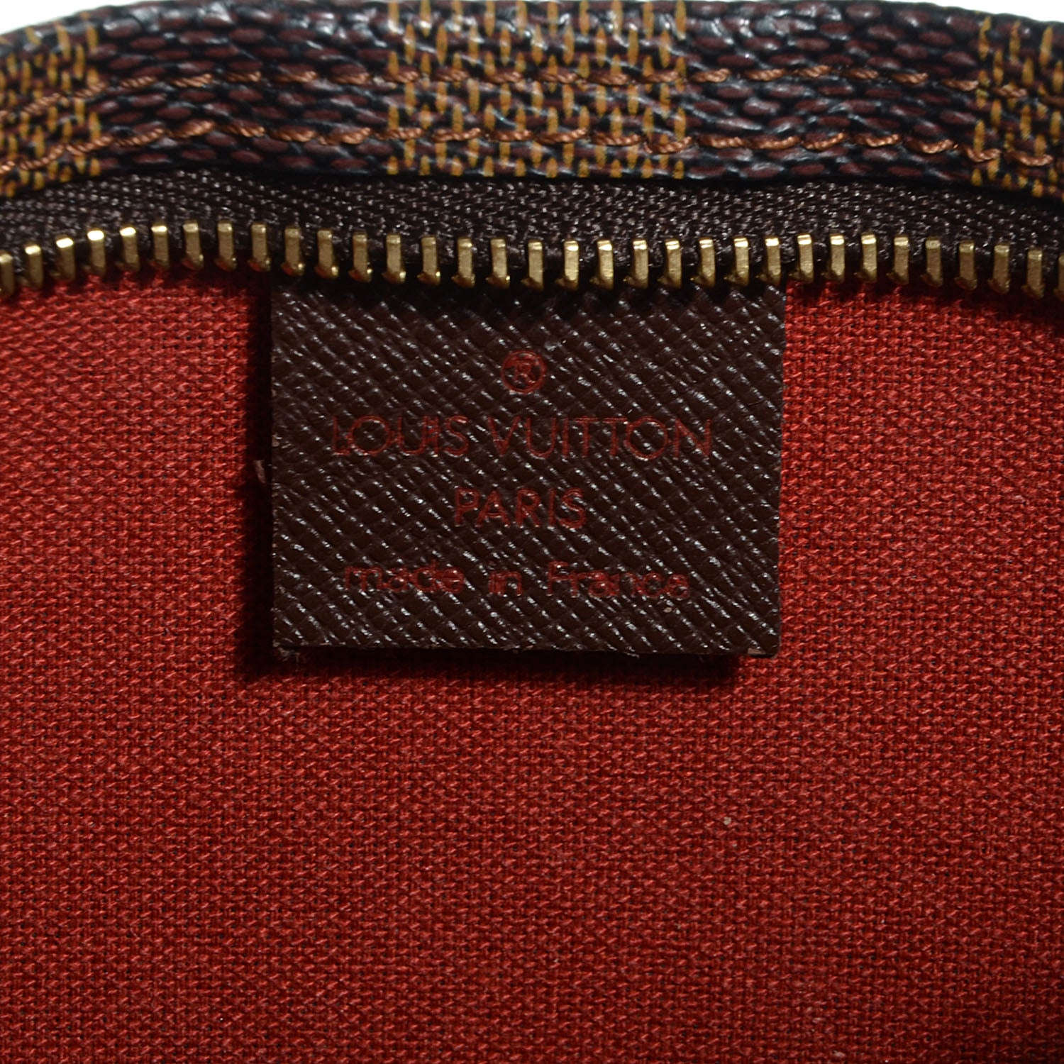 Louis Vuitton Damier Ebene Trousse Make Up Bag Pochette 6 of 7