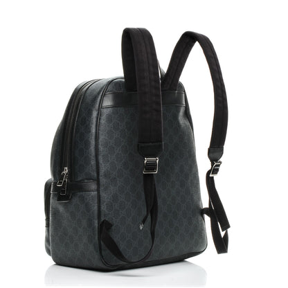 Gucci GG Supreme Monogram Medium Day Backpack Grey Black 9 of 13