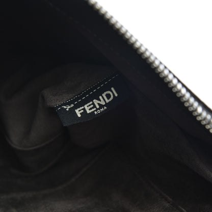 Fendi Vitello Baltico DotCom Satchel Carbone Bloody Mary Light Blue 8 of 8