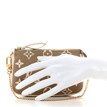 Louis Vuitton Empreinte Spring in the City Mini Pochette Accessories Kaki Beige Cream 2 of 6