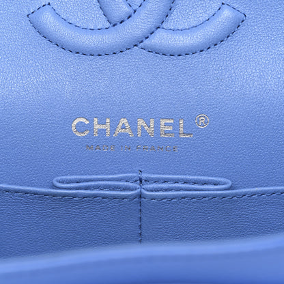 Chanel Caviar Quilted Small Double Flap Blue 5 of 11