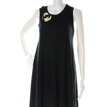 Chanel Lambskin Camellia Brooch Black Beige 2 of 3