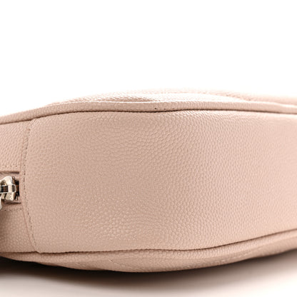 Saint Laurent Grain De Poudre Matelasse Monogram Mini Lou Camera Bag Marble Pink 8 of 11