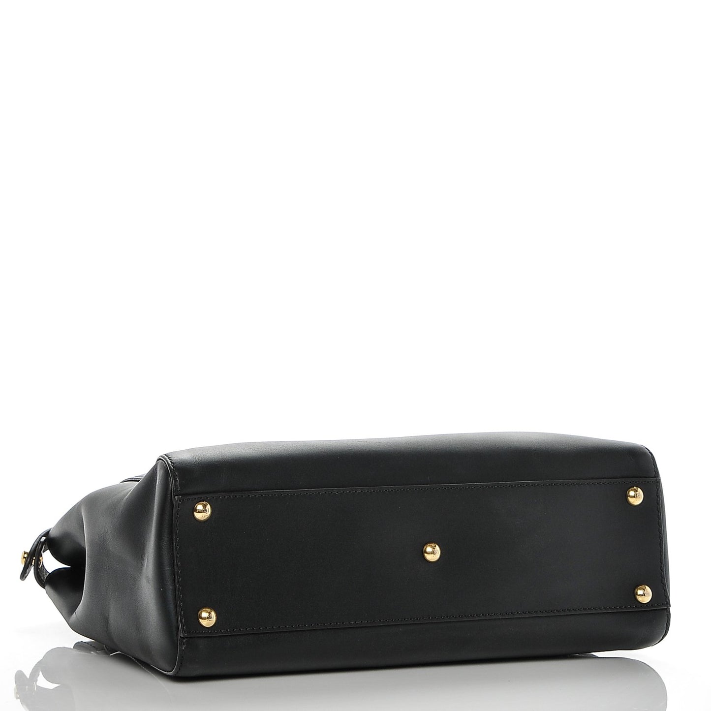 Vitello Morgan Fabric Jacquard Pequin Medium Peekaboo Iconic Satchel Black Tobacco