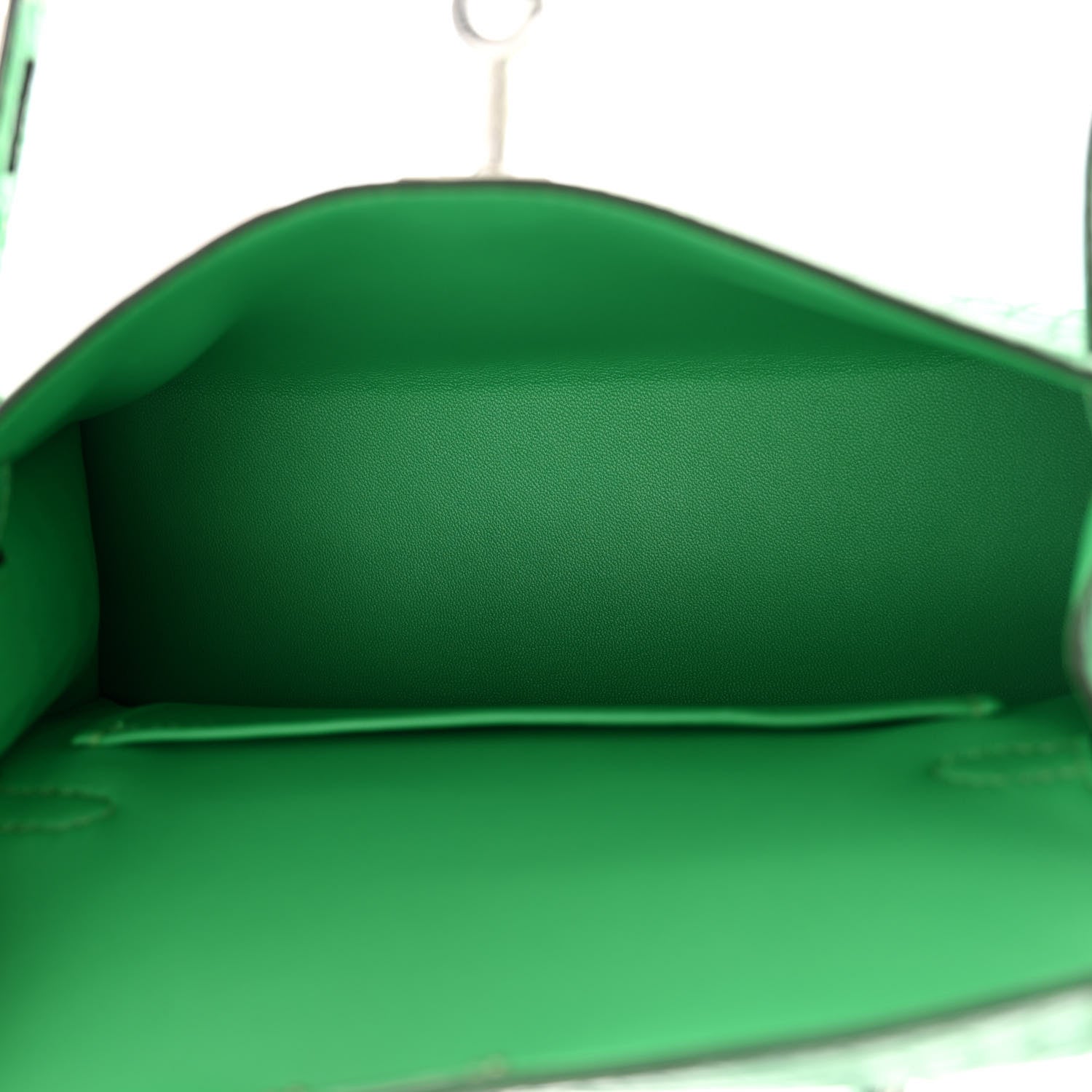 Hermes Matte Alligator Mini Kelly Sellier 20 Vert Comics 5 of 11