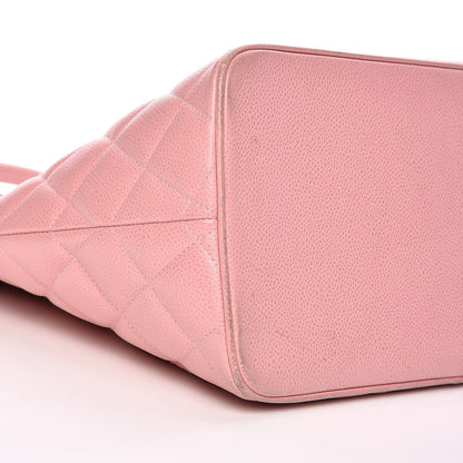 Chanel Caviar Quilted Medallion Tote Light Pink 14 of 16