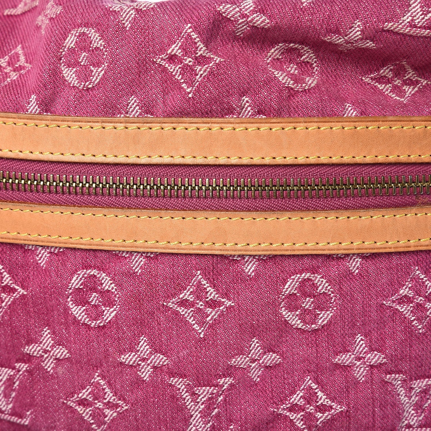 Louis Vuitton Denim Baggy GM Fuchsia 9 of 9
