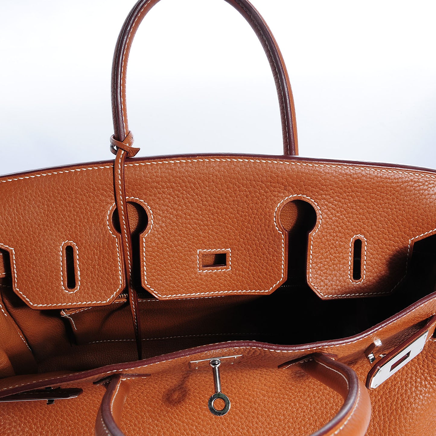Taurillon Clemence Birkin 30 Gold