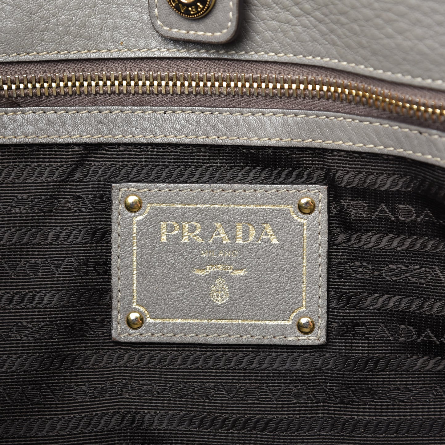 Vitello Daino Shopping Satchel Argilla