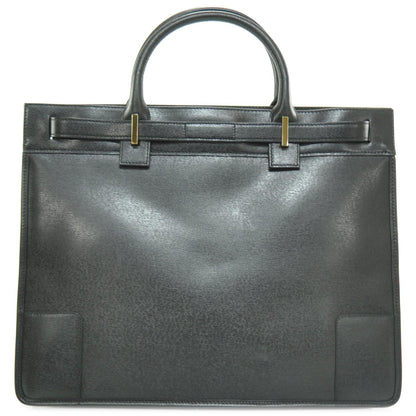 Gucci Leather Briefcase Work Bag Black 4 of 9