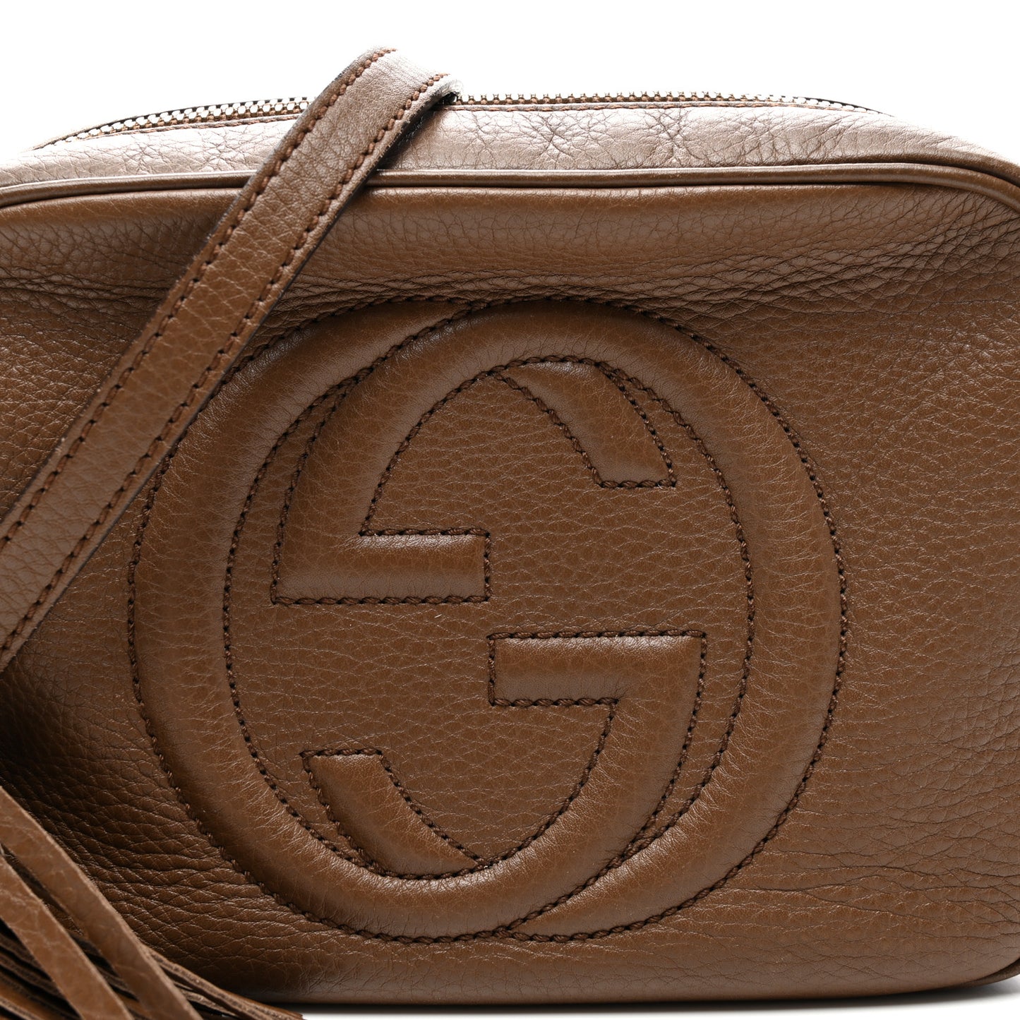 Pebbled Calfskin Small Soho Disco Bag Cuir