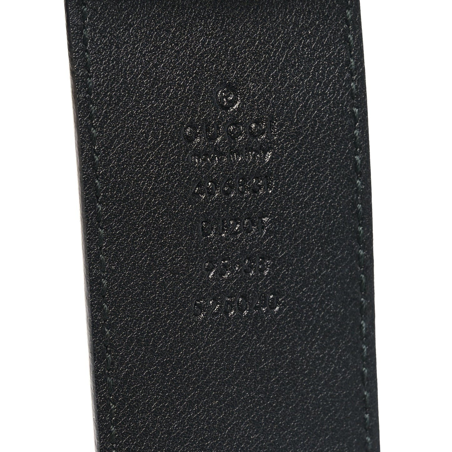 Textured Calfskin Double G 40mm Belt 95 38 Black