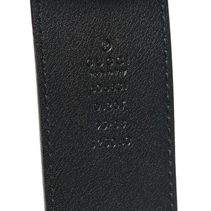 Gucci Textured Calfskin Double G 40mm Belt 95 38 Black 3 of 4