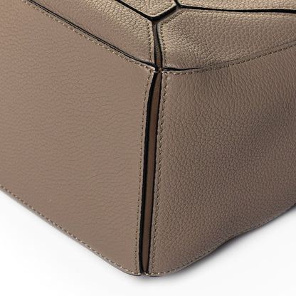 Loewe Grained Calfskin Small Puzzle Bag Sand Mink 9 of 9