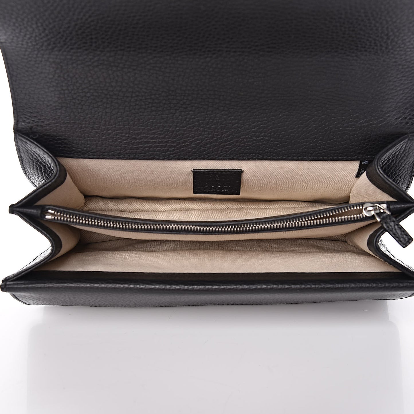 Pebbled Calfskin Small Dionysus Shoulder Bag Black