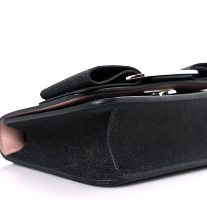 Salvatore Ferragamo Rainbow Glitter Mini Vara Bow Crossbody Bag Black 6 of 11
