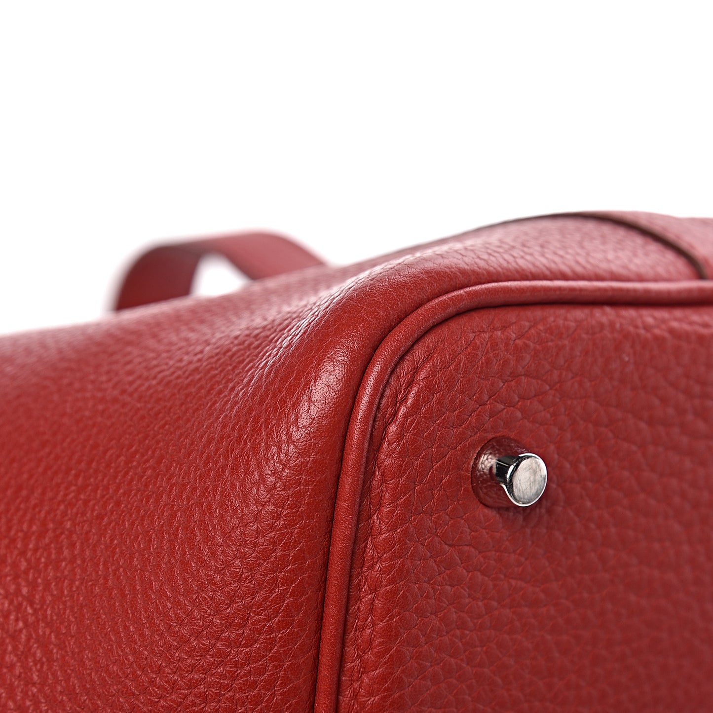 Taurillon Clemence Picotin Lock 22 MM Rouge Garance