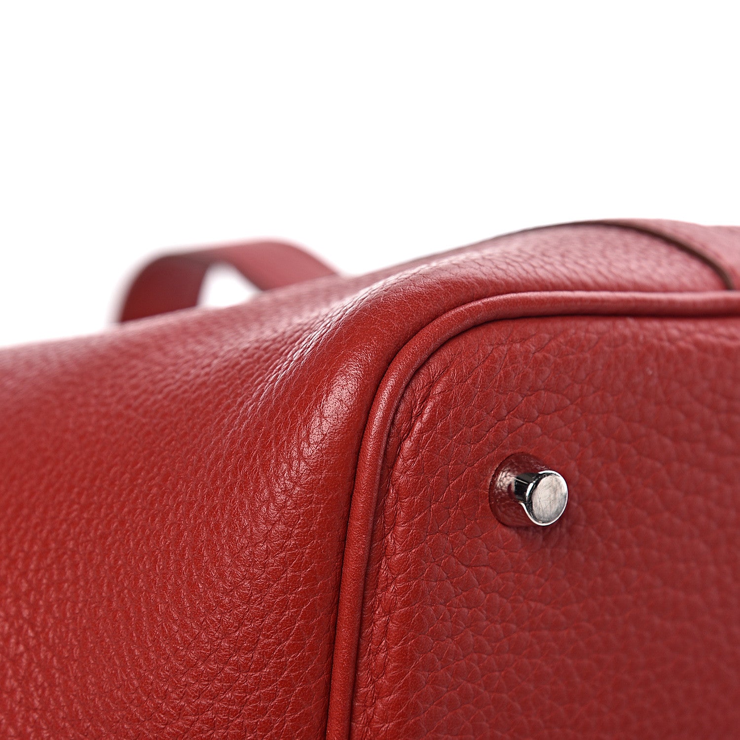 Hermes Taurillon Clemence Picotin Lock 22 MM Rouge Garance 11 of 12