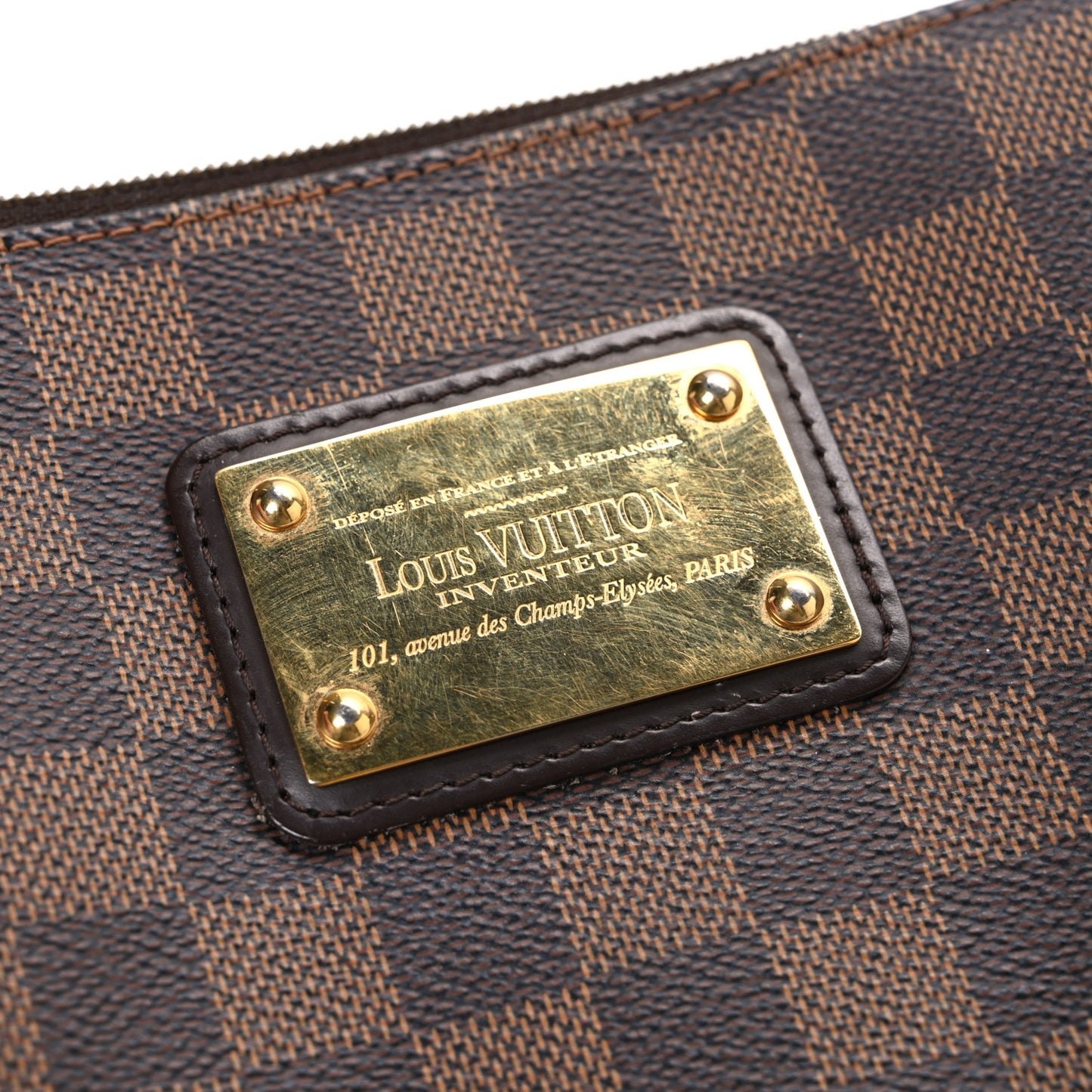 Damier Ebene Eva Clutch