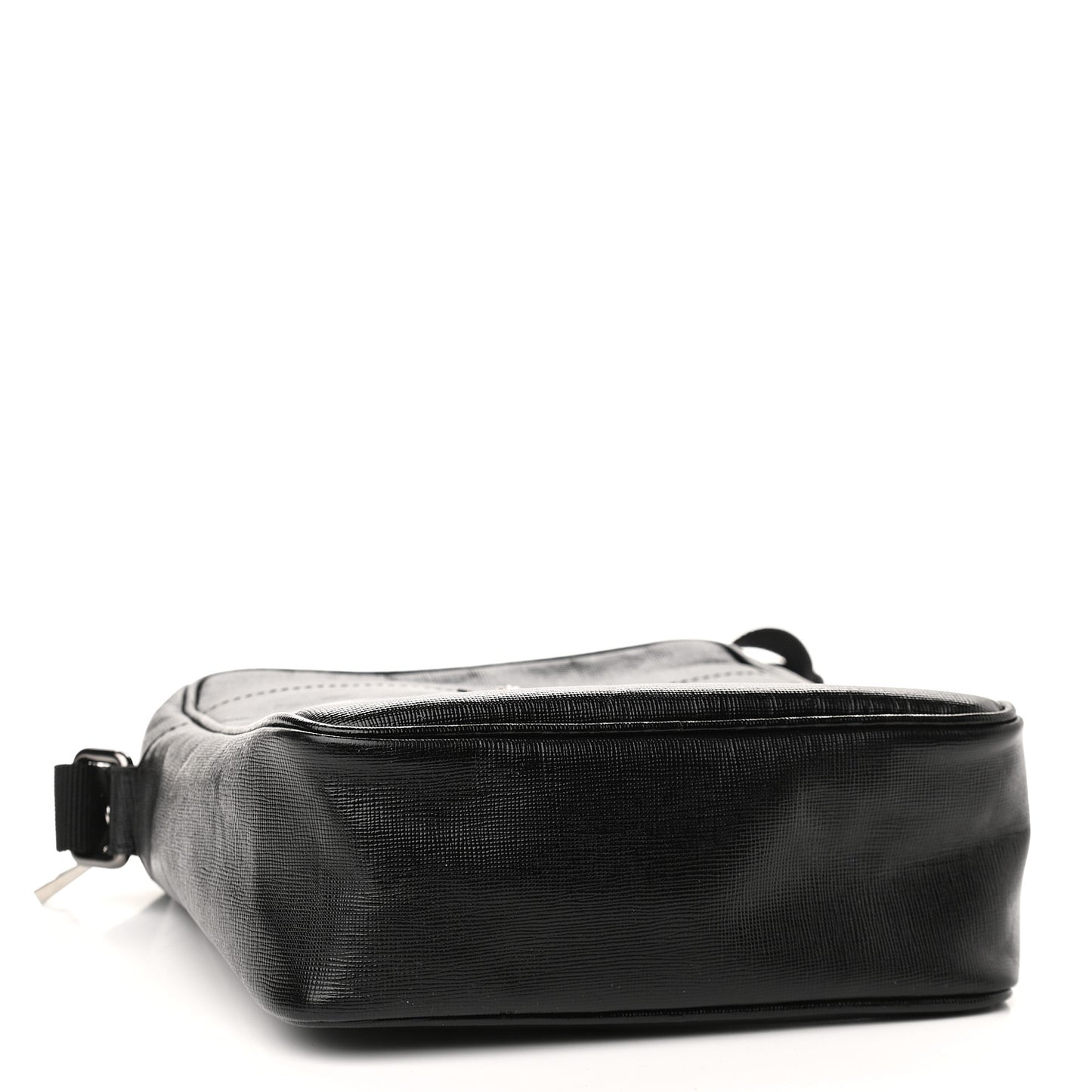 Calfskin Messenger Bag Black