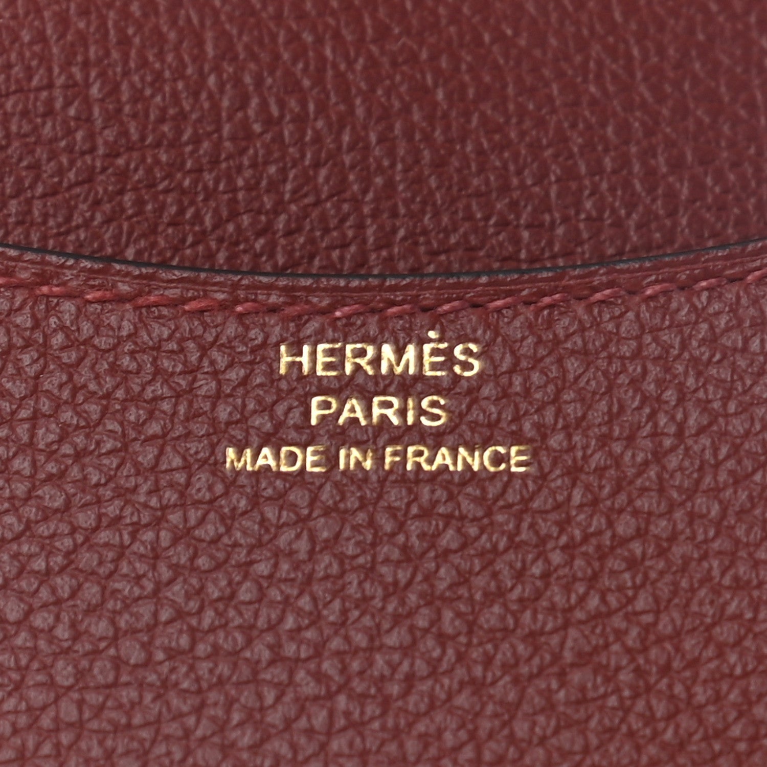 Hermes Evercolor Constance Slim Wallet Rouge H 5 of 8