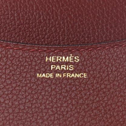 Hermes Evercolor Constance Slim Wallet Rouge H 5 of 8
