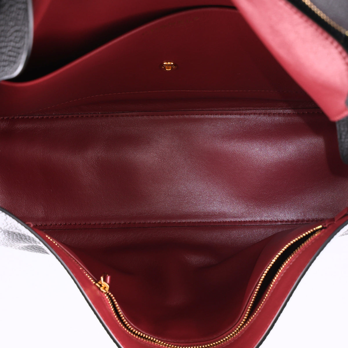 Grained Calfskin Small Souplissimo Maxi Flap Black