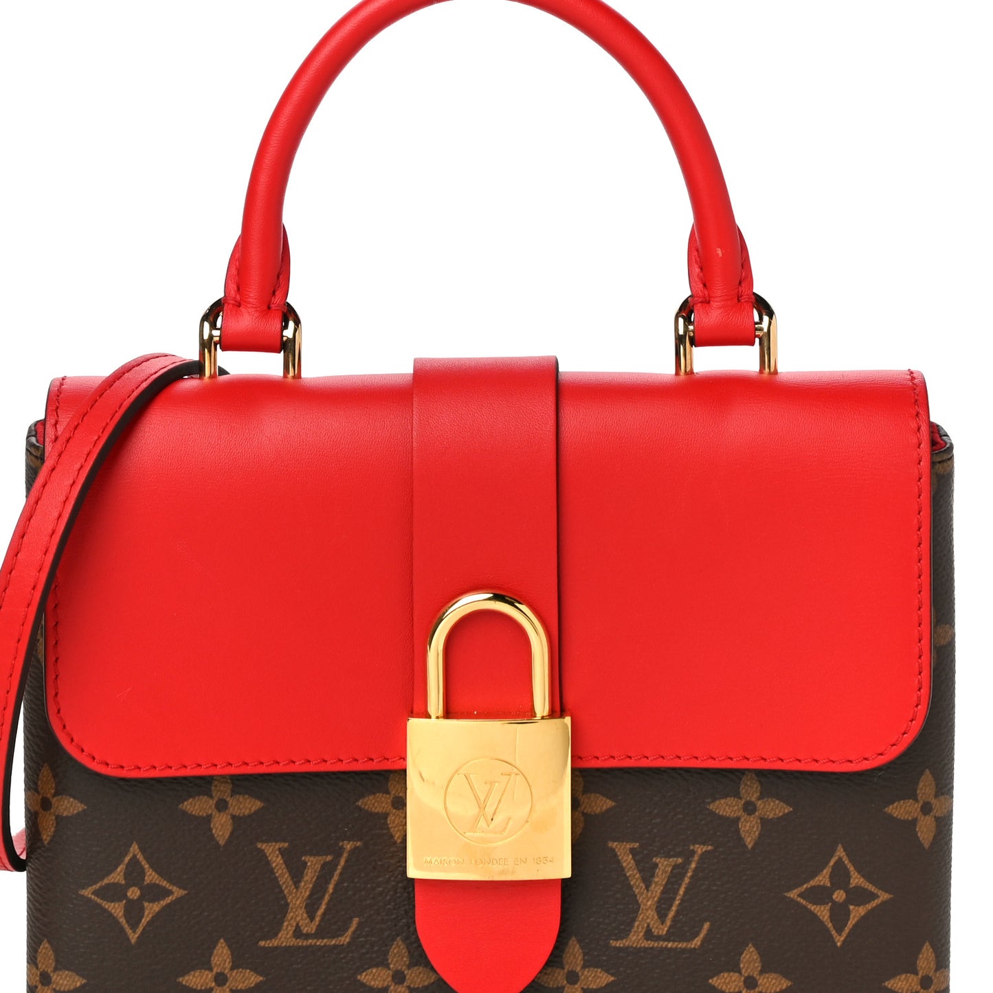 Monogram Locky BB Coquelicot