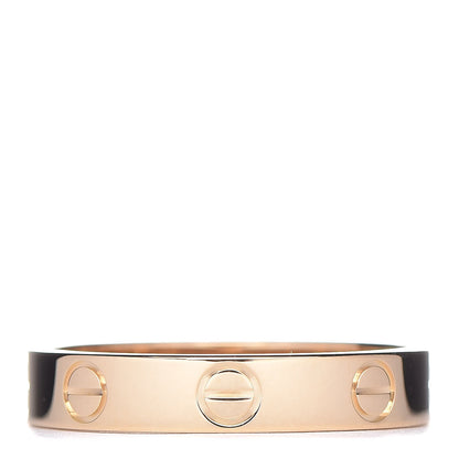 Cartier 18K Yellow Gold 3.5mm LOVE Wedding Band Ring 53 6.25 3 of 5