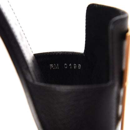 Givenchy Goatskin 4G Flat Sandals 35 Black 8 of 9