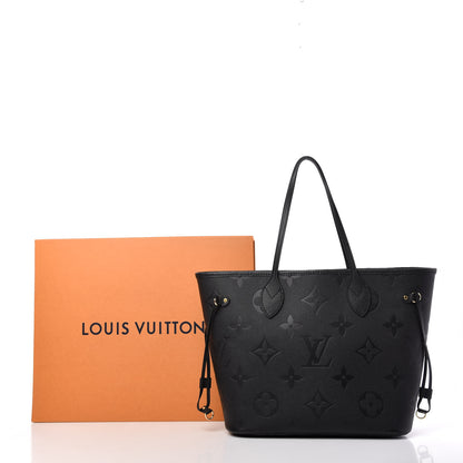 Louis Vuitton Empreinte Monogram Giant Neverfull MM Black 10 of 10