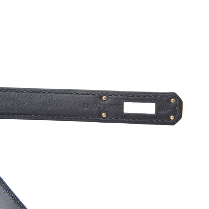 Hermes Swift Kelly Cut Clutch Pochette Black 7 of 11