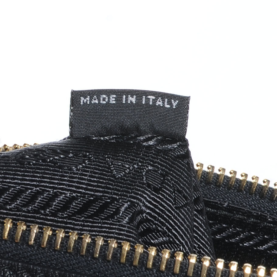 Vitello Daino Pochette Clutch Nero Black