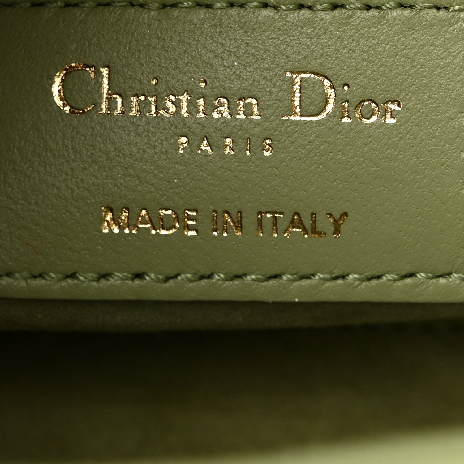 Christian Dior Lambskin Cannage Medium Lady D-Joy Pastel Peyote Green 6 of 12