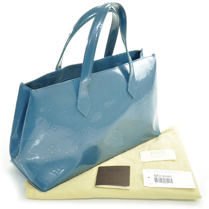 Louis Vuitton Vernis Wilshire PM Blue Galactic 3 of 8