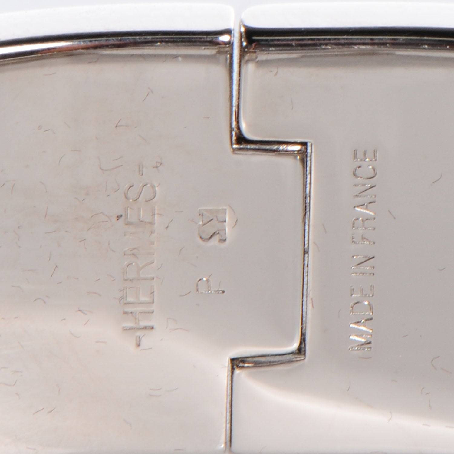 Hermes Enamel Wide Clic Clac H Bracelet PM Lagon 4 of 5