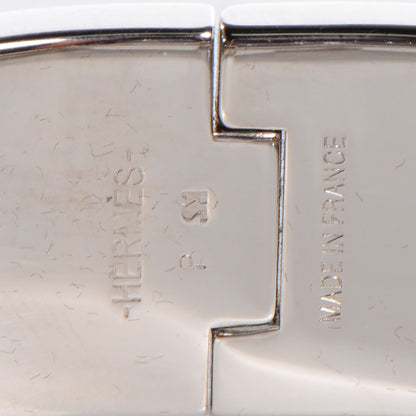 Hermes Enamel Wide Clic Clac H Bracelet PM Lagon 4 of 5
