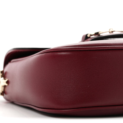 Gucci Arabella Calfskin Horsebit 1955 Shoulder Bag Rosso Ancora 9 of 10
