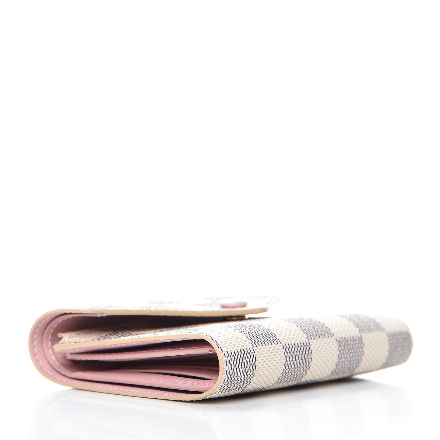 Damier Azur Victorine Wallet Rose Ballerine