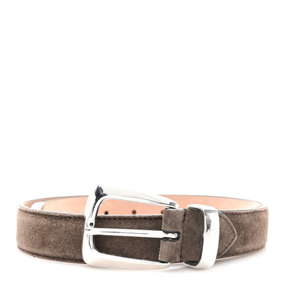 Khaite Suede Benny Belt 75 30 Taupe 1 of 4