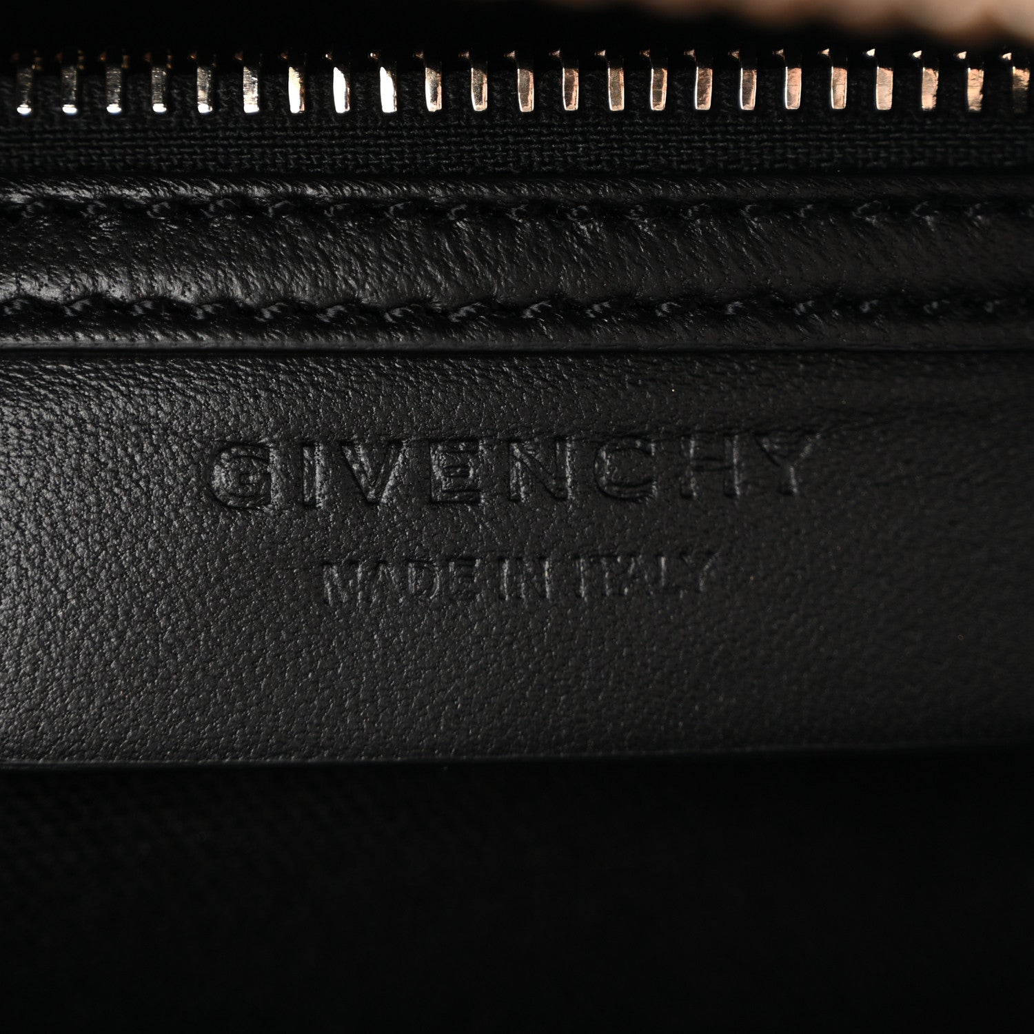 Givenchy Calfskin Crocodile Embossed Small Antigona Black 6 of 12