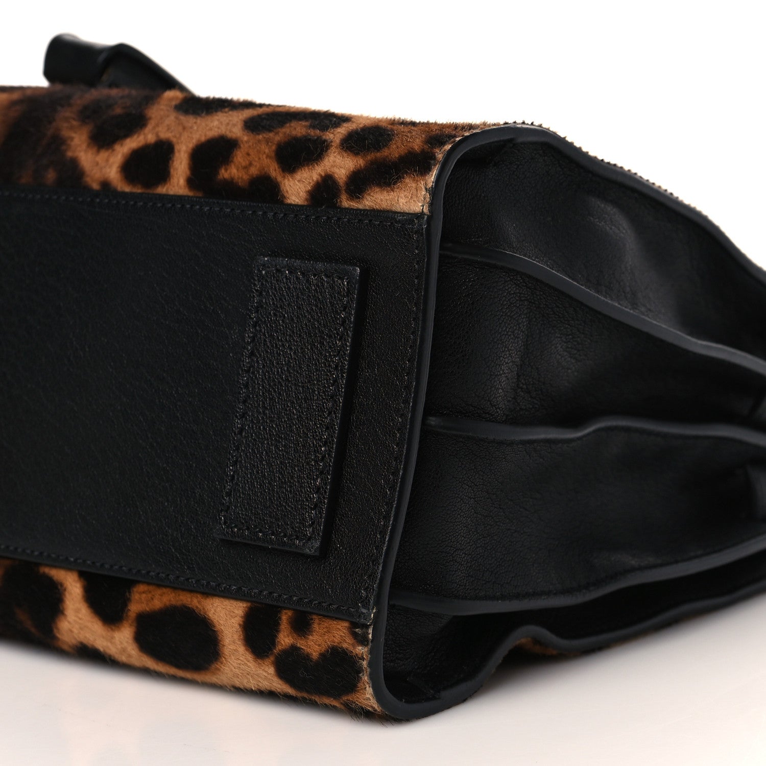 Saint Laurent Pony Effect Calfskin Leopard Print Baby Supple Sac De Jour 9 of 9