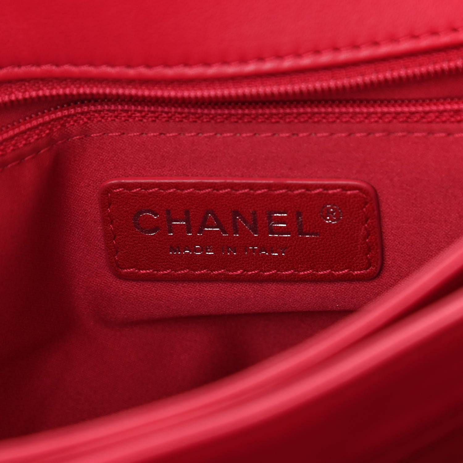 Chanel Lambskin Quilted Jumbo Chanel 3 Flap Dark Pink 8 of 12