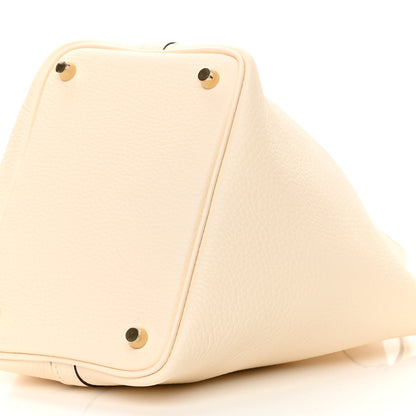 Hermes Taurillon Clemence Picotin Lock 18 PM Nata 10 of 11