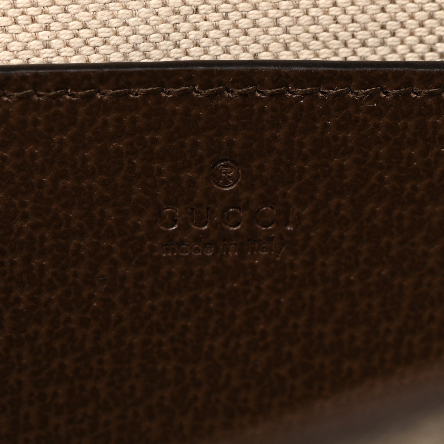 GG Supreme Monogram Textured Dollar Calfskin Web Mini Ophidia Envelope Shoulder Bag Beige Ebony New Acero