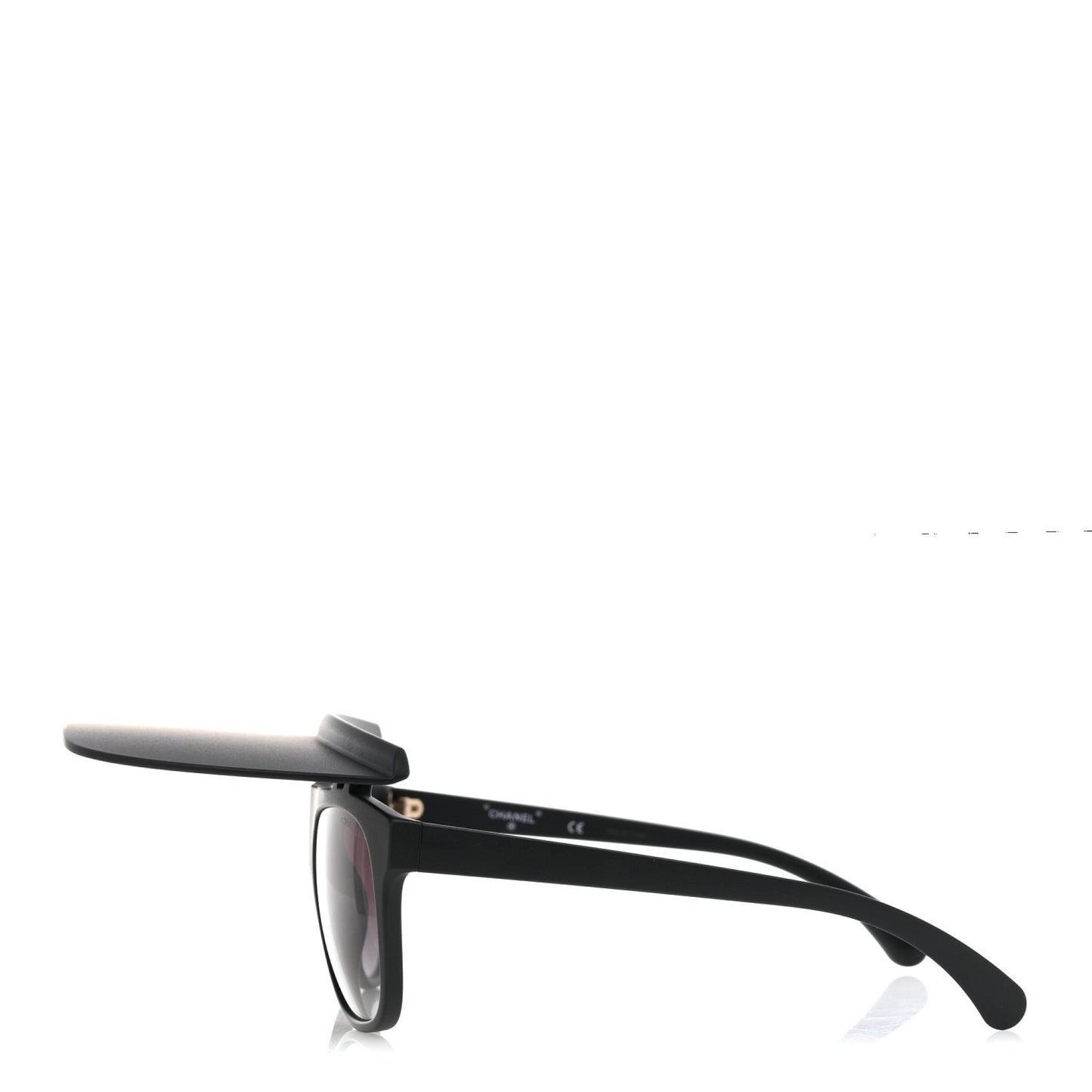 Acetate Visor Sunglasses 71046 Matte Black